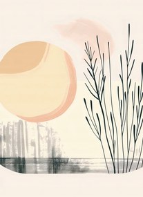 Poszter 40x55cm Pasztell Kelet