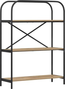 vidaXL Könyvespolc Artisan tölgy 80 x 30 x 109 cm Faanyag