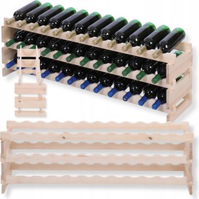 36 palackos állvány 3x12-es moduláris bortartó állvány Építs úgy, mint egy nyomógombos építőkockát