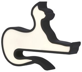 Fekete gyerek éjjelilámpa Cat – Candellux Lighting