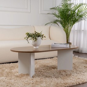 Konferenciaasztal Sable Walnut White
