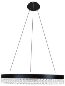 LED dimmelhető függeszték kábellel LED/80W/230V 3000-6500K fekete + DO