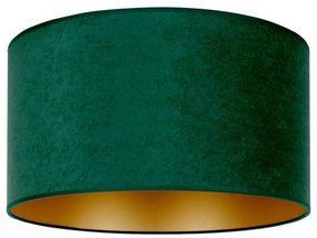 Duolla - Mennyezeti lámpa BRISTOL 1xE27/15W/230V á. 40 cm sötétzöld/arany