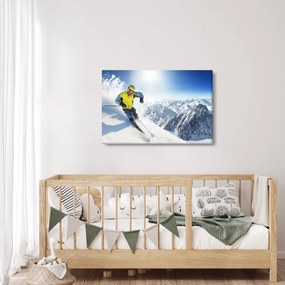Kép - Síelő (90x60 cm)