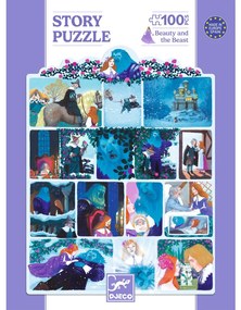 Mese puzzle - A szépség és a szörnyeteg, 100 db-os - Beauty and the Beast