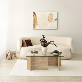 New Escape Travertine konferenciaasztal