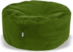 EMI Gömb formájú zöld velúr babzsák fotel 80 liter