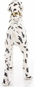 Figura Dalmata Műanyag Fekete, Fehér 29x35x11cm