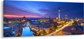 Kép - Kék ég Berlin felett (120x50 cm)