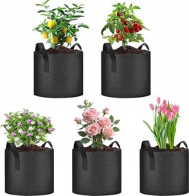 4x Öko Táska Burgonya Termesztéshez Virágtartó 30x25 cm