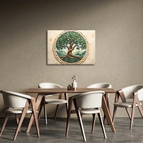 Kép – Fonott életfa (70x50 cm)