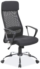 Zoom irodai szék, fekete
