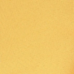 mustársárga szövetborítású forgó étkezőszék