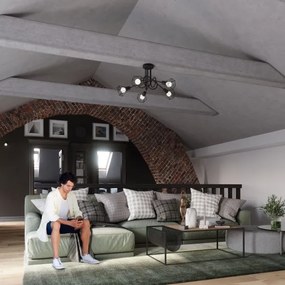 Sollux SL.1105 - Fali spotlámpa ARTEMIS 1xE14/40W/230V fekete