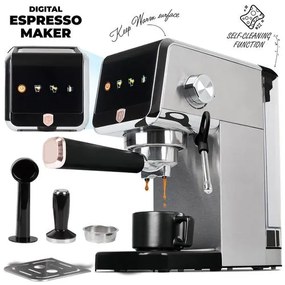 BerlingerHaus Digitális espresso kávéfőző Black Rose Collection BH/9622
