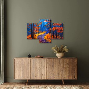 Egy őszi erdő képe (90x60 cm)