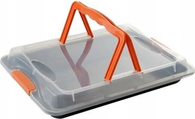 Likoris tapadásmentes sütőlap fedővel 42 x 29 x 4 cm