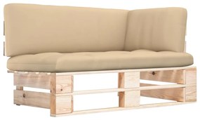 vidaXL impregnált fenyőfa kerti raklap sarokkanapé