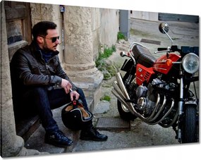Vászonkép 100x70 Motorkerékpár Klasszikus Motor