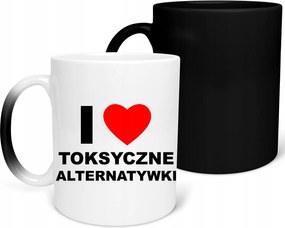 Mágikus Bögre I Love Mérgező Alternatívák Ajándék 330 ml Csomagolás