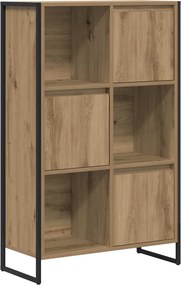 vidaXL Könyvespolc Művészi tölgy 68 x 30 x 108.5 cm Faanyag