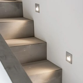 LED lépcsővilágító lámpa mozgásérzékelővel LED/1,5W/230V 3000/4000/6000K szürke