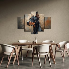 Kép - Dobrman portréja (150x105 cm)
