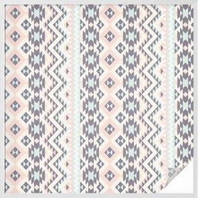 Ablakfólia öntapadós adatvédelem Pasztell geometria 100x100