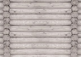 Flizelin fotótapéta Fa rönk fal természetes minta 416x254 +ragasztó