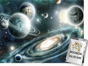 Fotótapéta Flizelina Kozmosz Bolygók Csillagok Orbita Ég 200x140 ragasztó