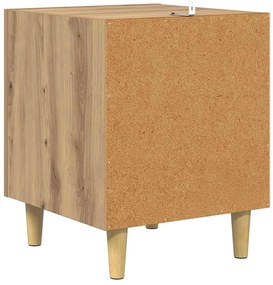 vidaXL Éjjeliszekrény 2 pcs Artisan tölgy 40 x 40 x 50 cm Faanyag