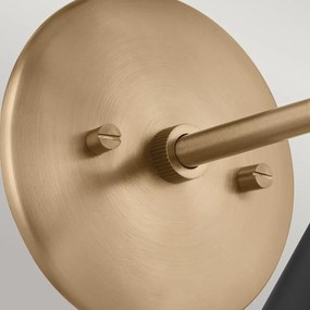 Kichler modern fali lámpa phix barna fekete elskl-phix-1w-cbb