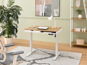 PC asztal Osto 100 (fehér tölgy + fekete). 1109812