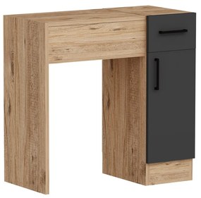 Inci Anthracite kozmetikai asztal
