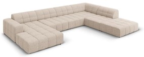 Bézs sarokkanapé (jobb oldali-U alakú) Chicago – Cosmopolitan Design