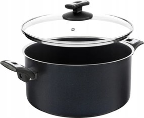 Kolimax Fekete Granitec fazék fedővel 26cm 6.5l