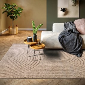 Szürkésbarna szőnyeg 160x235 cm Panglao New York Taupe – Elle Decoration