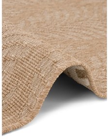 Bézs-elefántcsont színű kültéri-beltéri szőnyeg 120x170 cm Duet Liora – NORTHRUGS