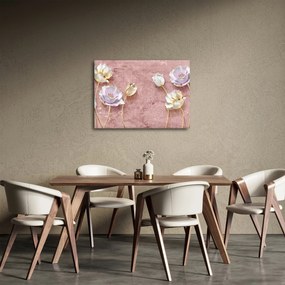Virágok képe (70x50 cm)