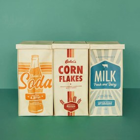 Műanyag szelektív szemetes készlet 3 db-os 28 l Retro – Balvi