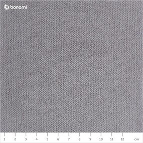 Puzo világosszürke sarokkanapé jobb oldali fekvőfotellel - MESONICA