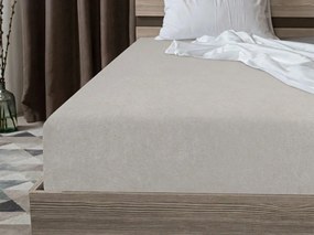 Molton világosszürke gumis frottír lepedő 180 x 200 cm