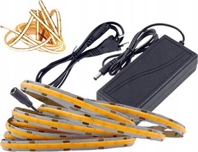 Neon Led szalag szett Cob meleg fehér 480D/m 990lm/m beépítésre kész 3m