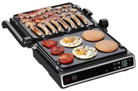 Concept ge3550 - Kontaktgrill 2000W/230V mit Temperatursensor, schwarz