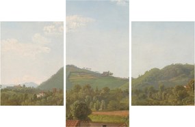 Kép - Simon Denis,  View Near Naples, reprodukciók (90x60 cm)