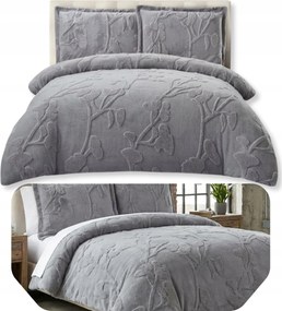 Ágyneműhuzat Maci 160x200 +2x70x80 cm Flanel strukturált szett Puha 3D