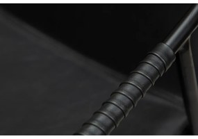 Boto fekete műbőr bárszék, magasság 95 cm - DAN-FORM Denmark