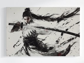 Canvas Vászonkép Japán Ázsia Nő Harcos Katana 60x40