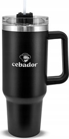 Thermo bögre szívószállal Cebador Flow XXL 1200 ml 1,2L