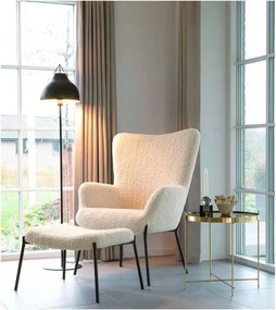 Krémszínű műszőrme fotel Glasgow – Bonami Essentials